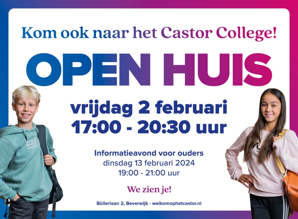 Open Huis 222024 Castor College mavohavoatheneumgymnasium